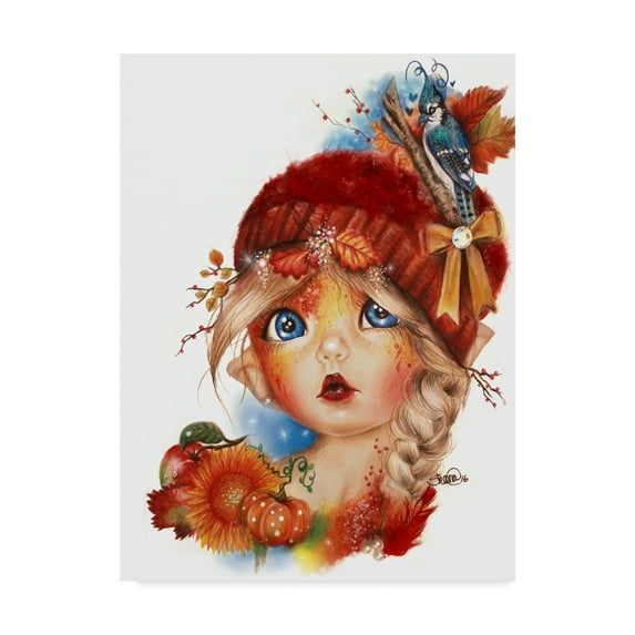 Trademark Fine Art 'Autumn Anna' Canvas Art by Sheena Pike Art And Illustration