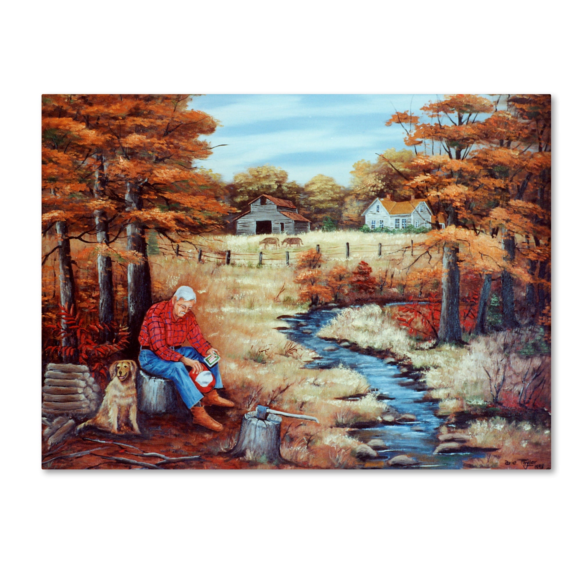 Trademark Fine Art 'Autumn Blessings' Canvas Art by Arie Reinhardt Taylor