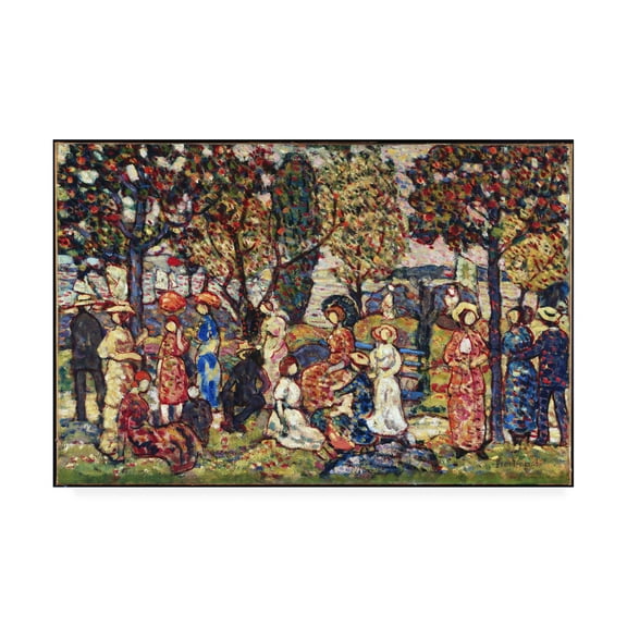 Trademark Fine Art 'Autumn' Canvas Art by Maurice Prendergast