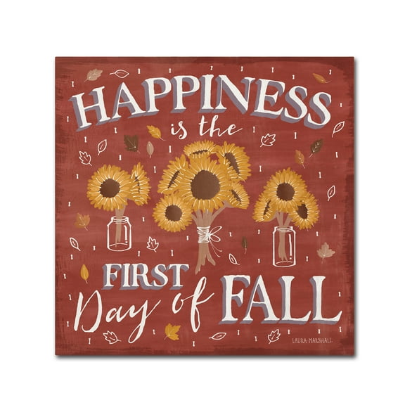 Trademark Fine Art 'Autumn Enchantment VI' Canvas Art by Laura Marshall