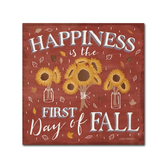 Trademark Fine Art 'Autumn Enchantment VI' Canvas Art by Laura Marshall