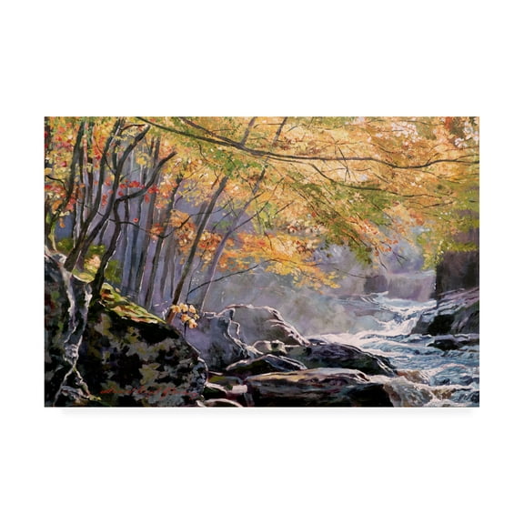 Trademark Fine Art 'Autumn Glen' Canvas Art by David Lloyd Glover