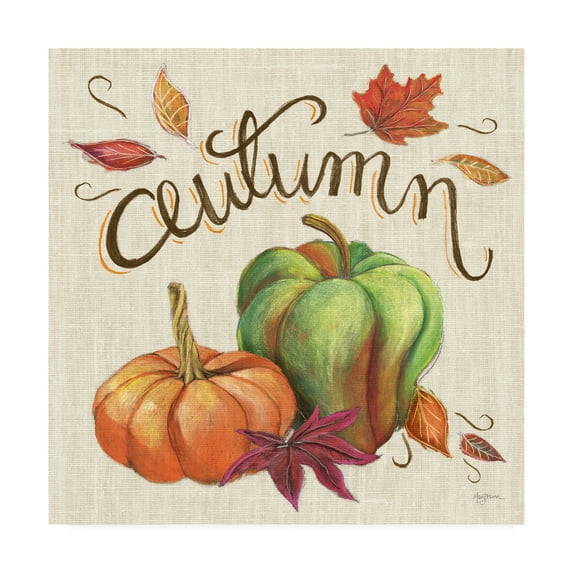 Trademark Fine Art 'Autumn Harvest I Linen' Canvas Art by Mary Urban