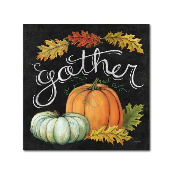 Trademark Fine Art 'Autumn Harvest III Square' Canvas Art by Mary Urban