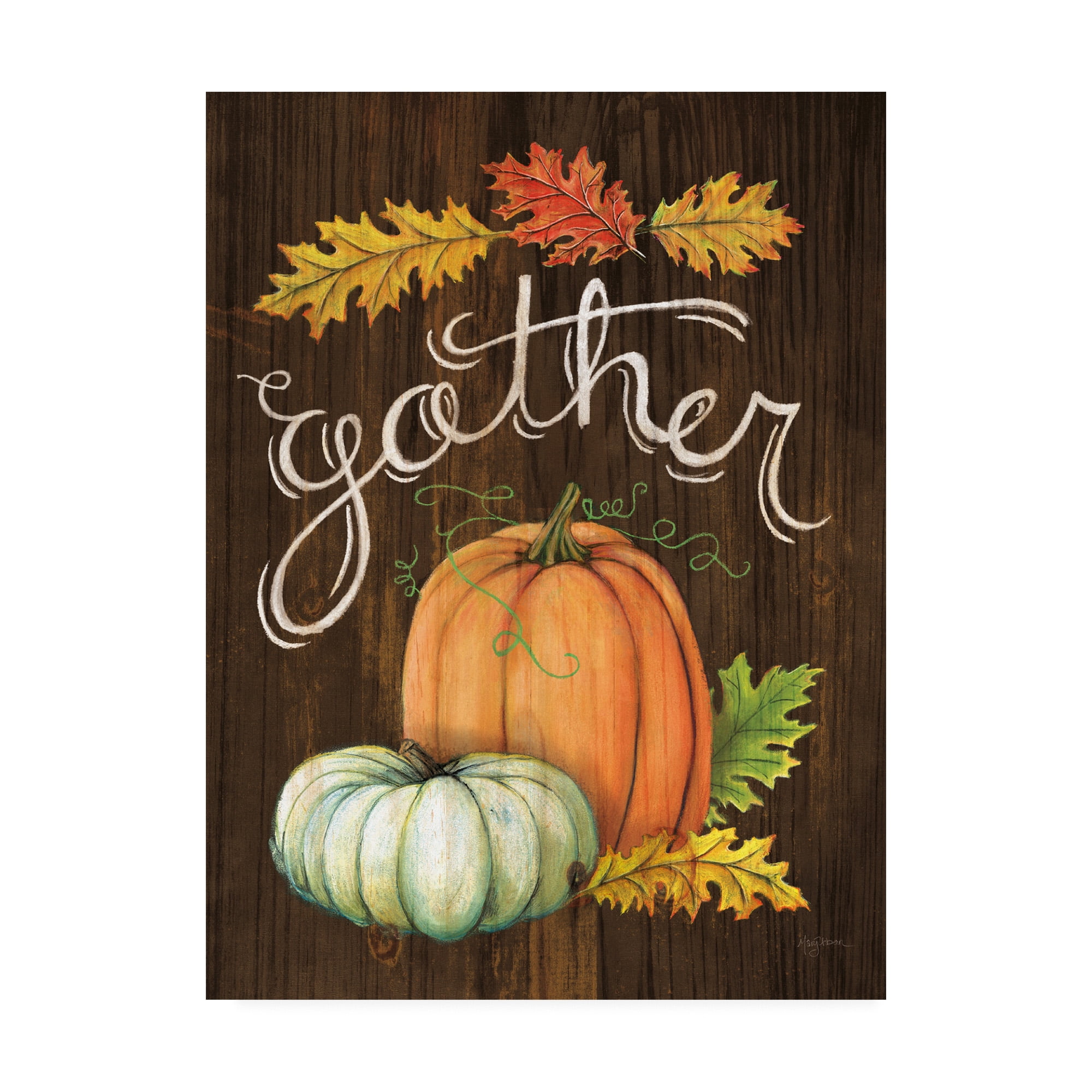 Trademark Fine Art 'Autumn Harvest III Walnut' Canvas Art by Mary Urban