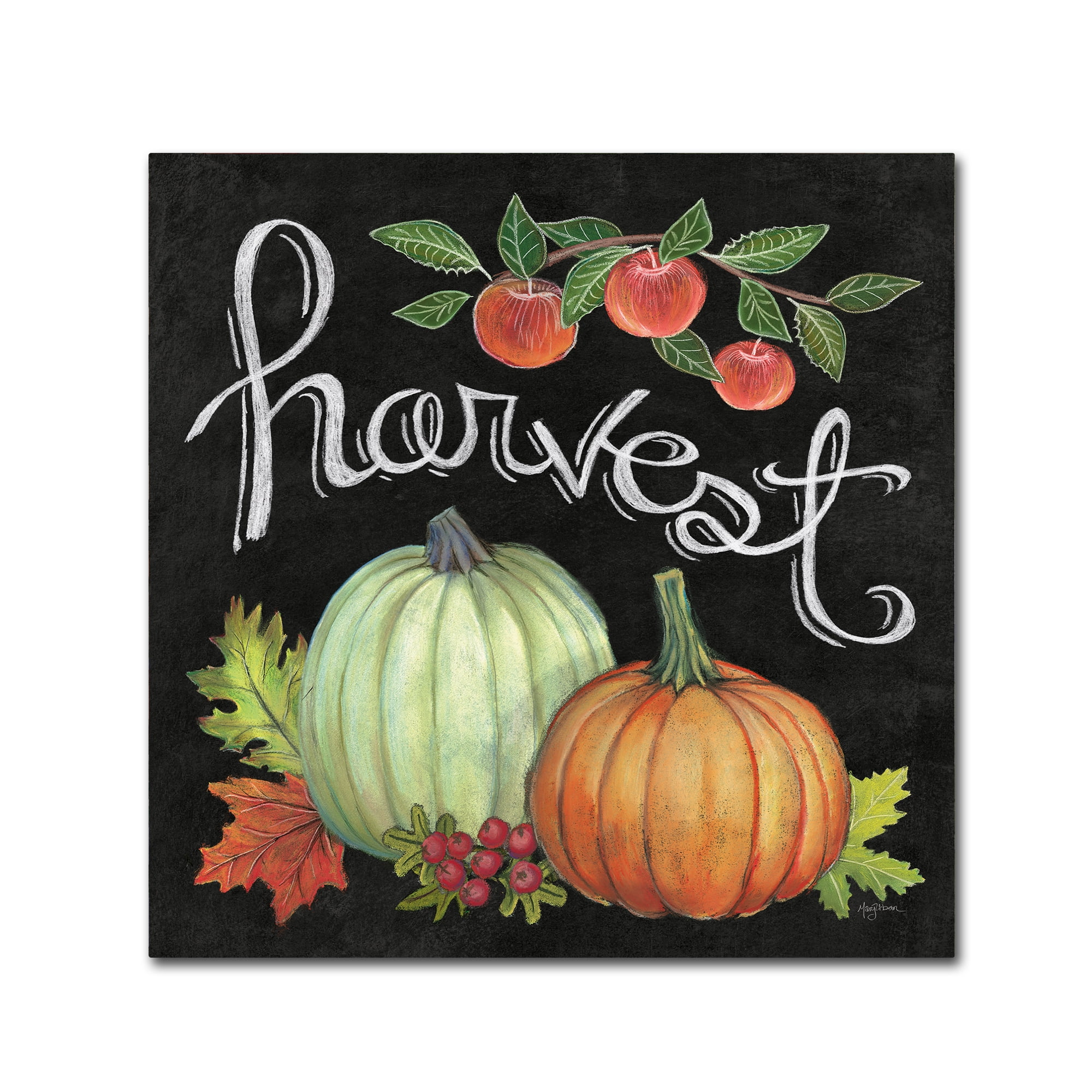 Trademark Fine Art 'Autumn Harvest IV Square' Canvas Art by Mary Urban