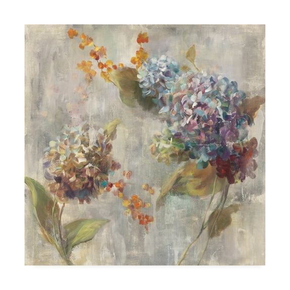 Trademark Fine Art 'Autumn Hydrangea II' Canvas Art by Danhui Nai
