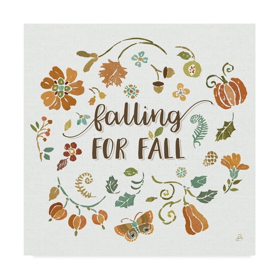 Trademark Fine Art 'Autumn Impressions III' Canvas Art by Daphne Brissonnet