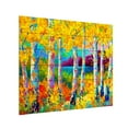 thumbnail image 1 of Marion Rose 'Autumn Jewels' Wood Slat Art, 1 of 4