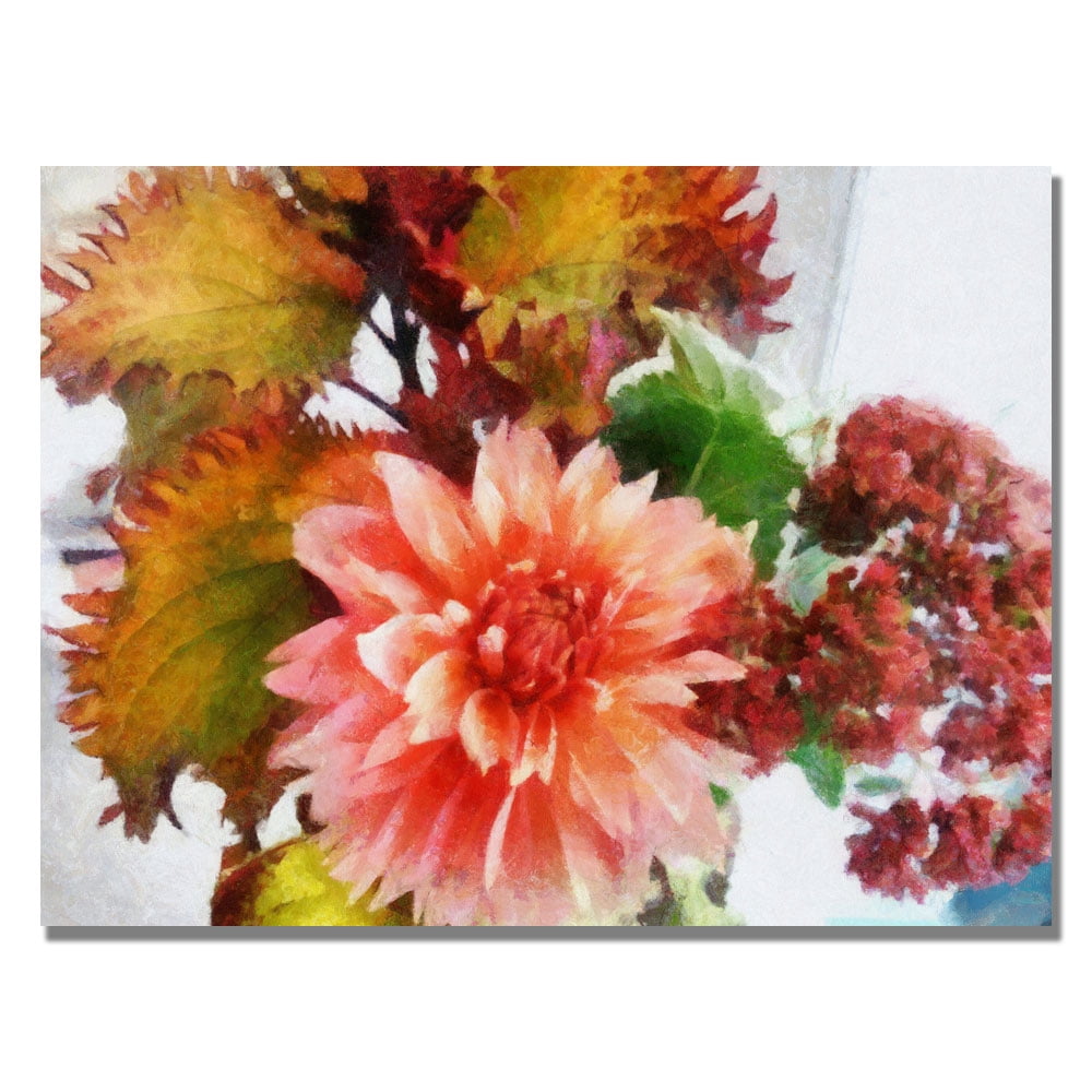 Trademark Fine Art "Autumn Joy" Canvas Wall Art by Michelle Calkins