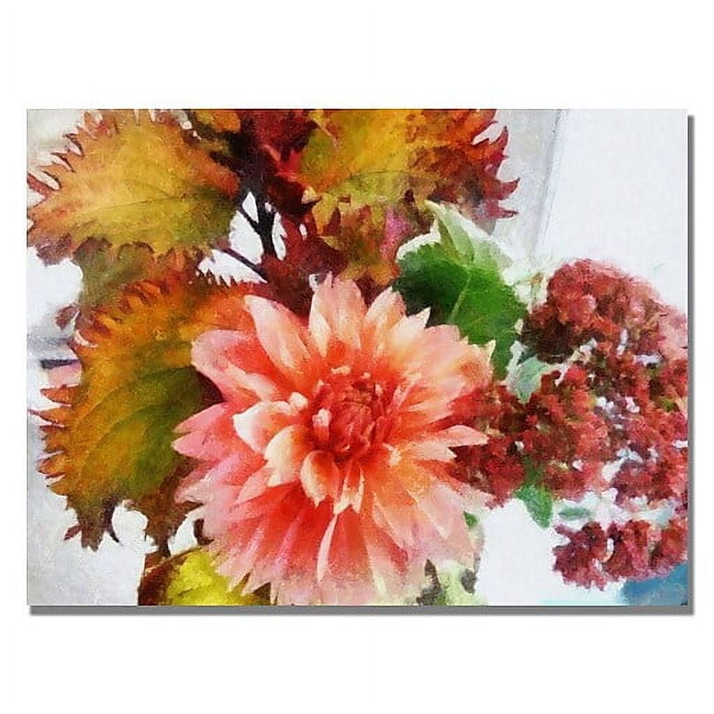 Trademark Fine Art "Autumn Joy" Canvas Wall Art by Michelle Calkins