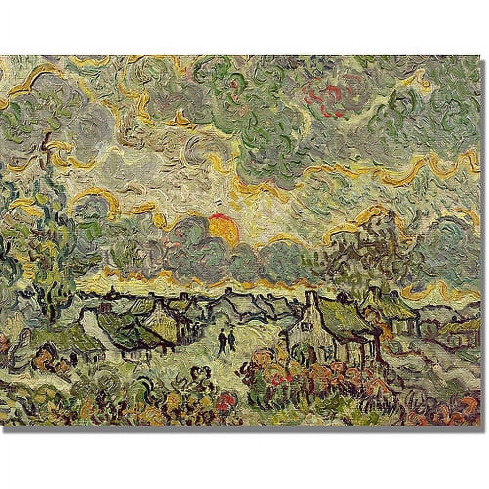 Trademark Fine Art "Autumn Landscape" Canvas Art by Vincent van Gogh