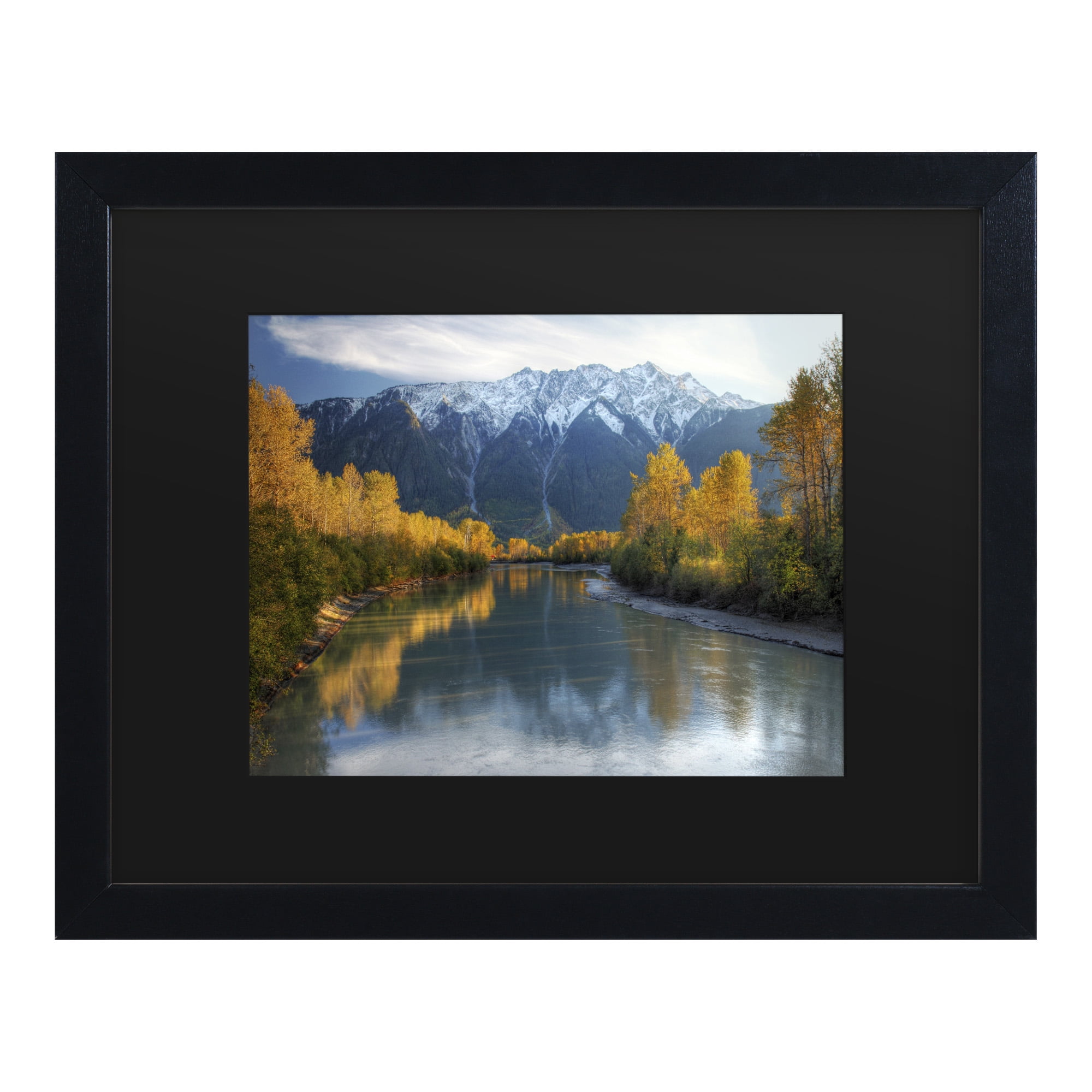 Trademark Fine Art 'Autumn River' Canvas Art by Pierre Leclerc