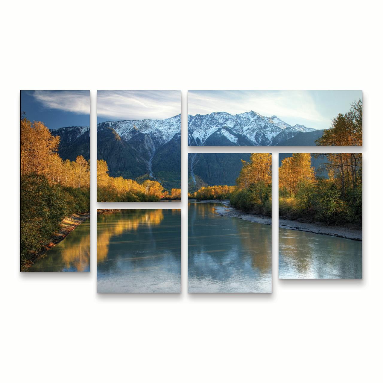 Trademark Fine Art 'Autumn River' Canvas Art by Pierre Leclerc