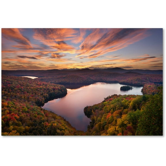 Trademark Fine Art "Autumn Vista" Canvas Art by Michael Blanchette Photography