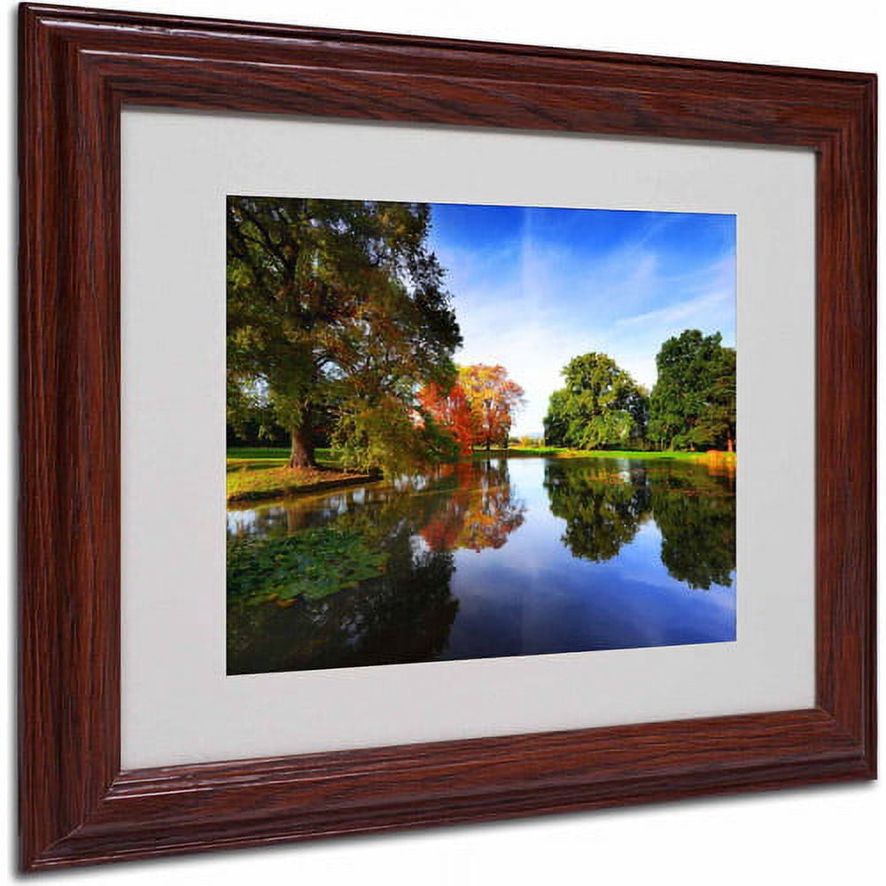 Trademark Fine Art "Autumnal Beauty" Canvas Art by Philippe Sainte-Laudy, Wood Frame