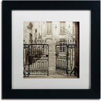 Trademark Fine Art "Avignon II" Canvas Art by Alan Blaustein, White Matte, Black Frame