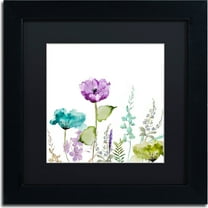 Trademark Fine Art "Avril I" Canvas Art by Color Bakery, Black Matte, Black Frame