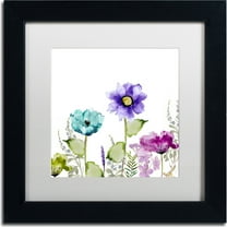 Trademark Fine Art "Avril II" Canvas Art by Color Bakery, White Matte, Black Frame