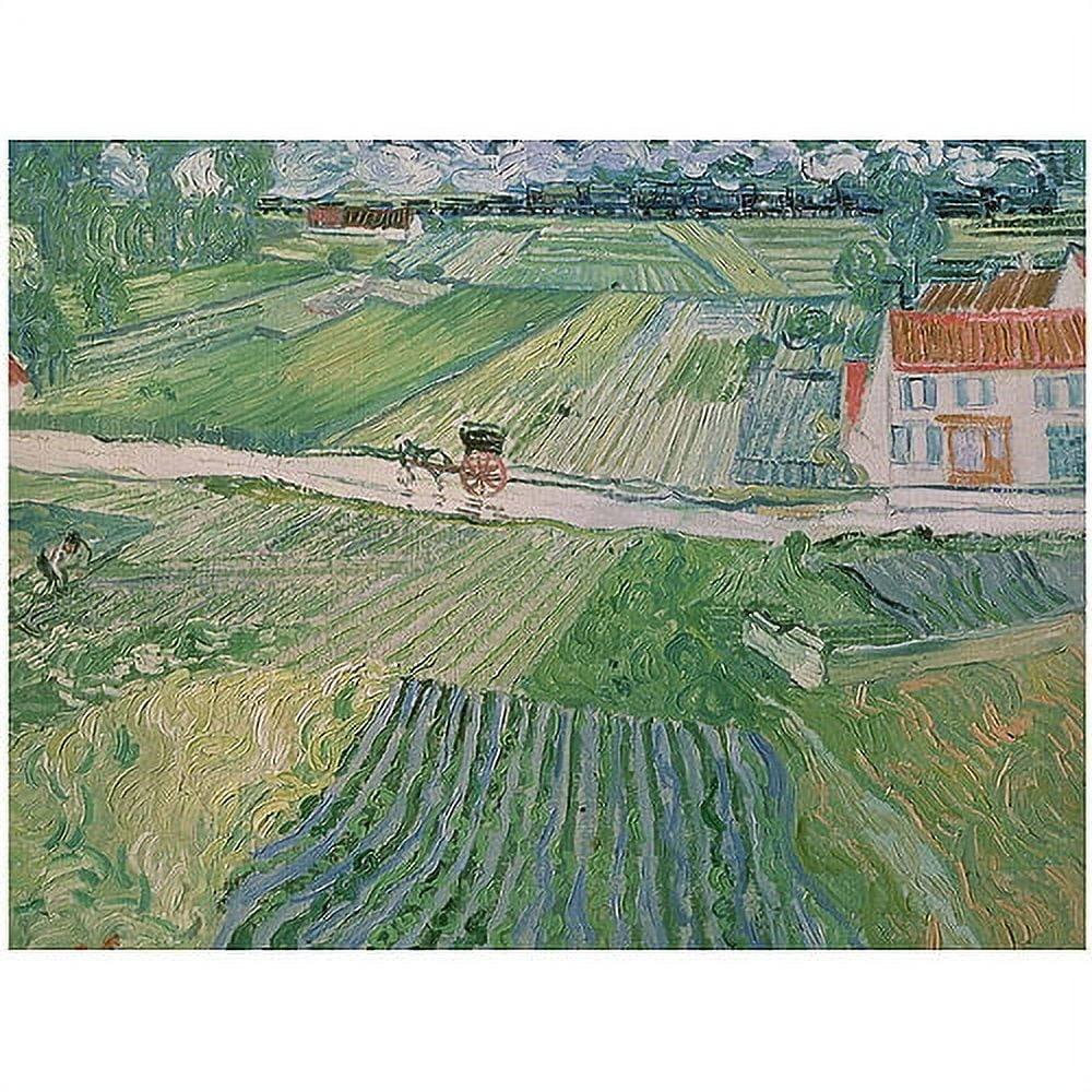 Trademark Fine Art "Avuvers after the Rain 1890" Canvas Art by Vincent van Gogh