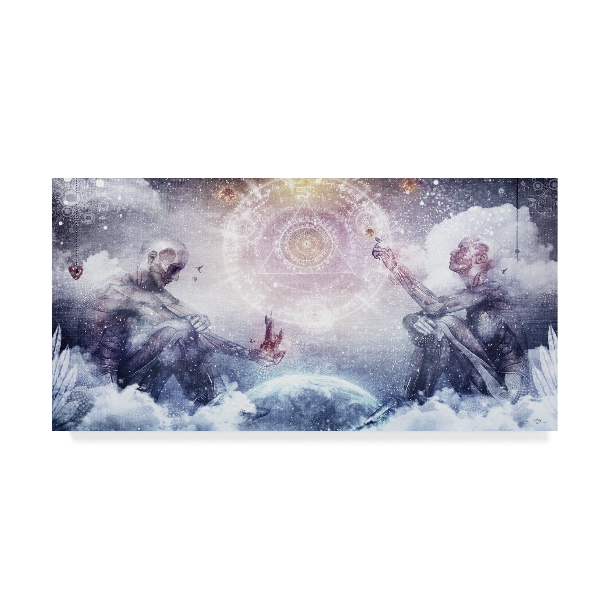 Trademark Fine Art 'Awake In A Silver Land' Canvas Art by Cameron Gray