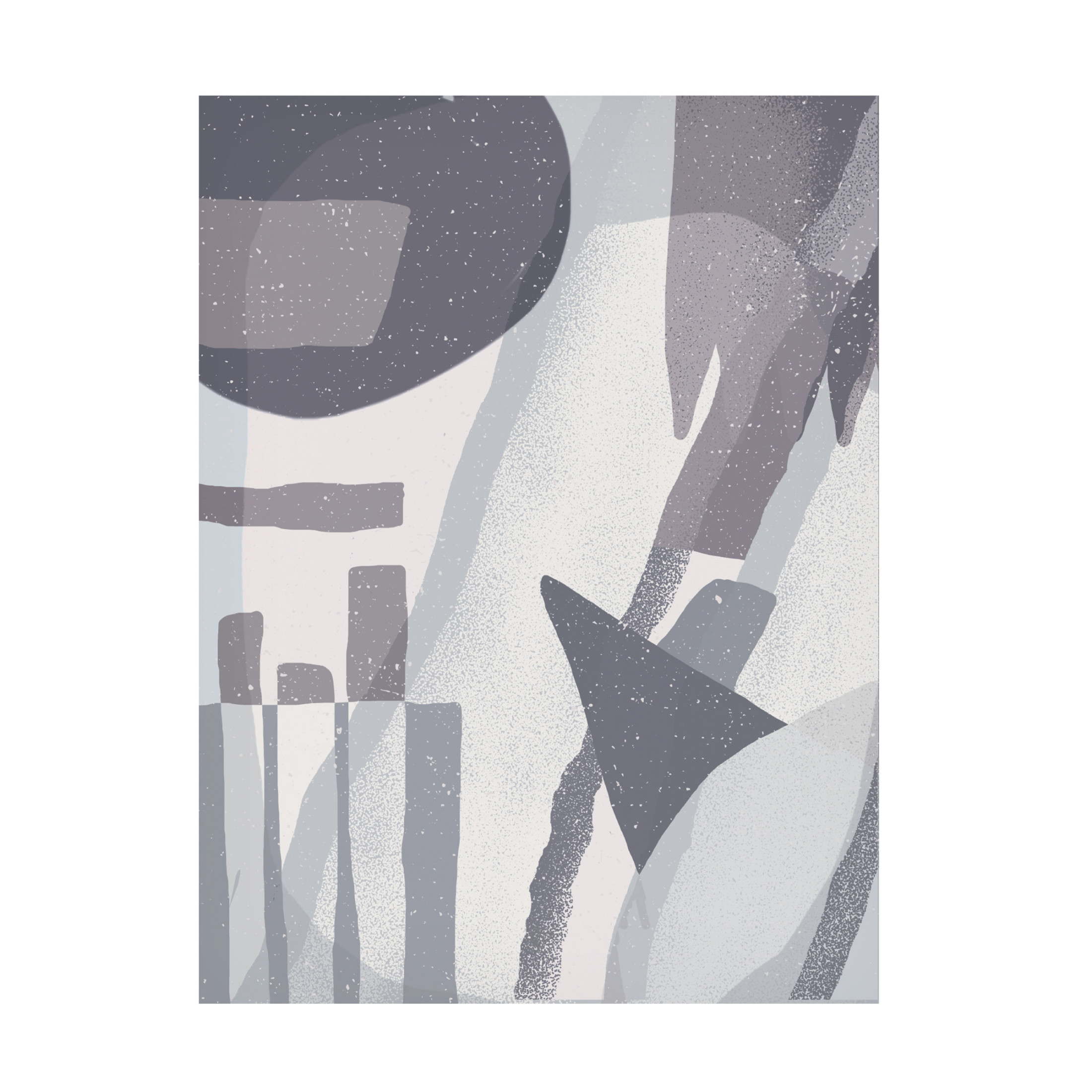 Trademark Fine Art Aylin Demir  Abstract in the Grey Canvas Wall Art
