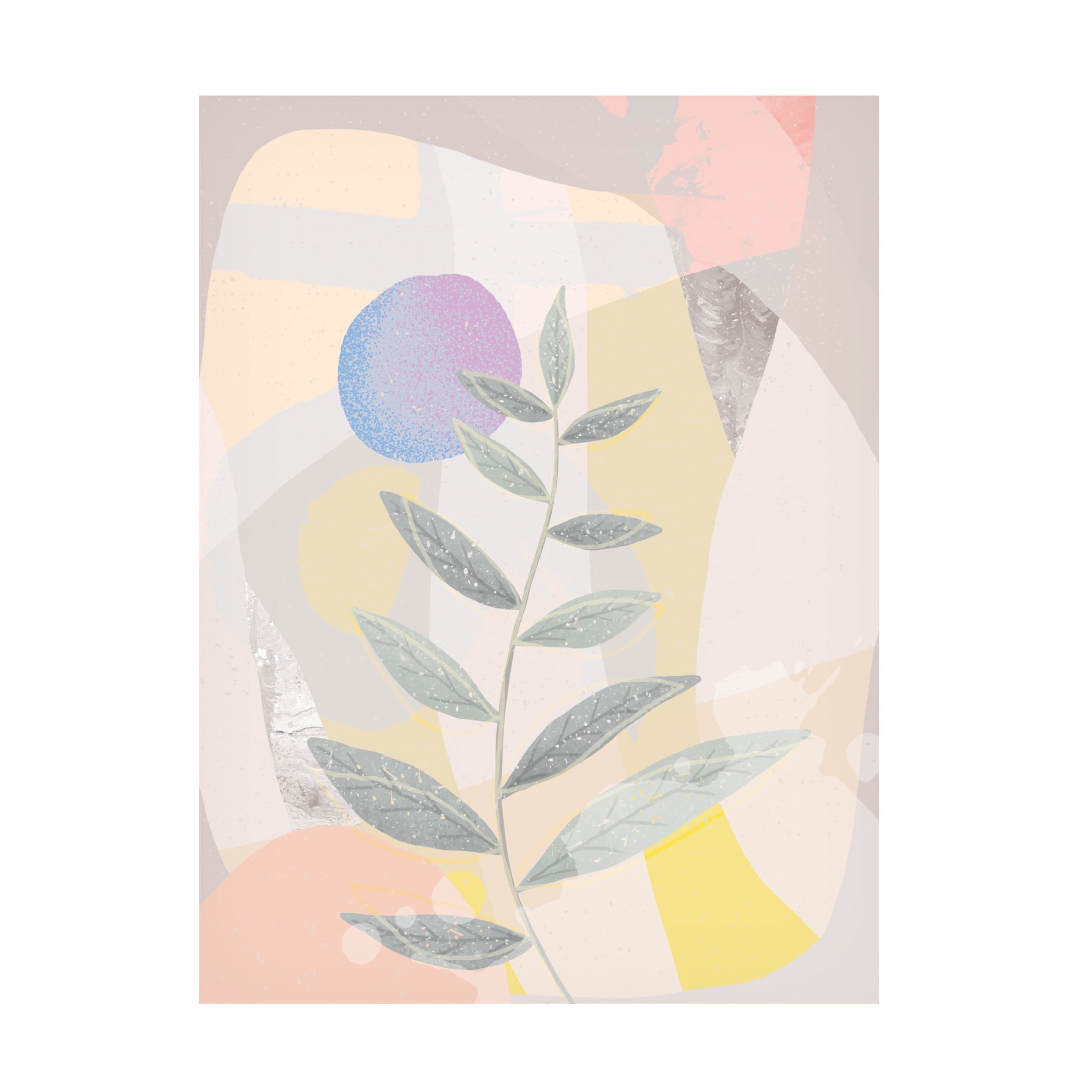 Trademark Fine Art Aylin Demir Blue Moon and Leaves Canvas Wall Art