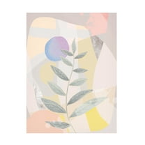 Trademark Fine Art Aylin Demir Blue Moon and Leaves Canvas Wall Art