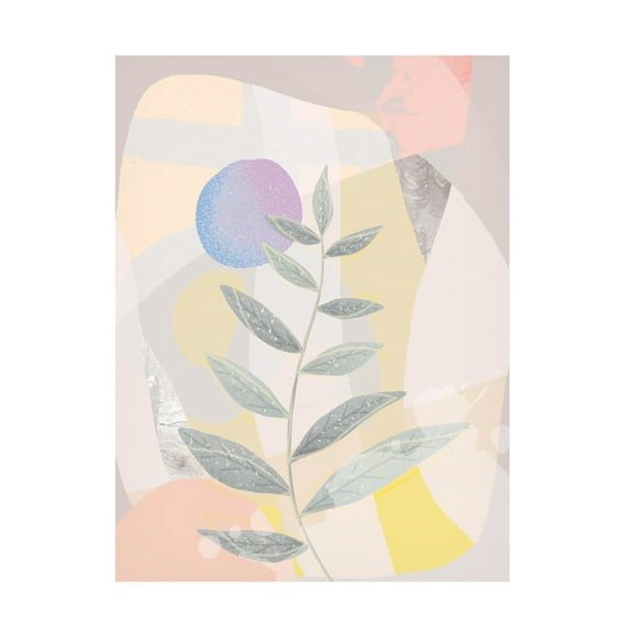 Trademark Fine Art Aylin Demir Blue Moon and Leaves Canvas Wall Art