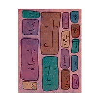 Trademark Fine Art Aylin Demir Faces Canvas Wall Art