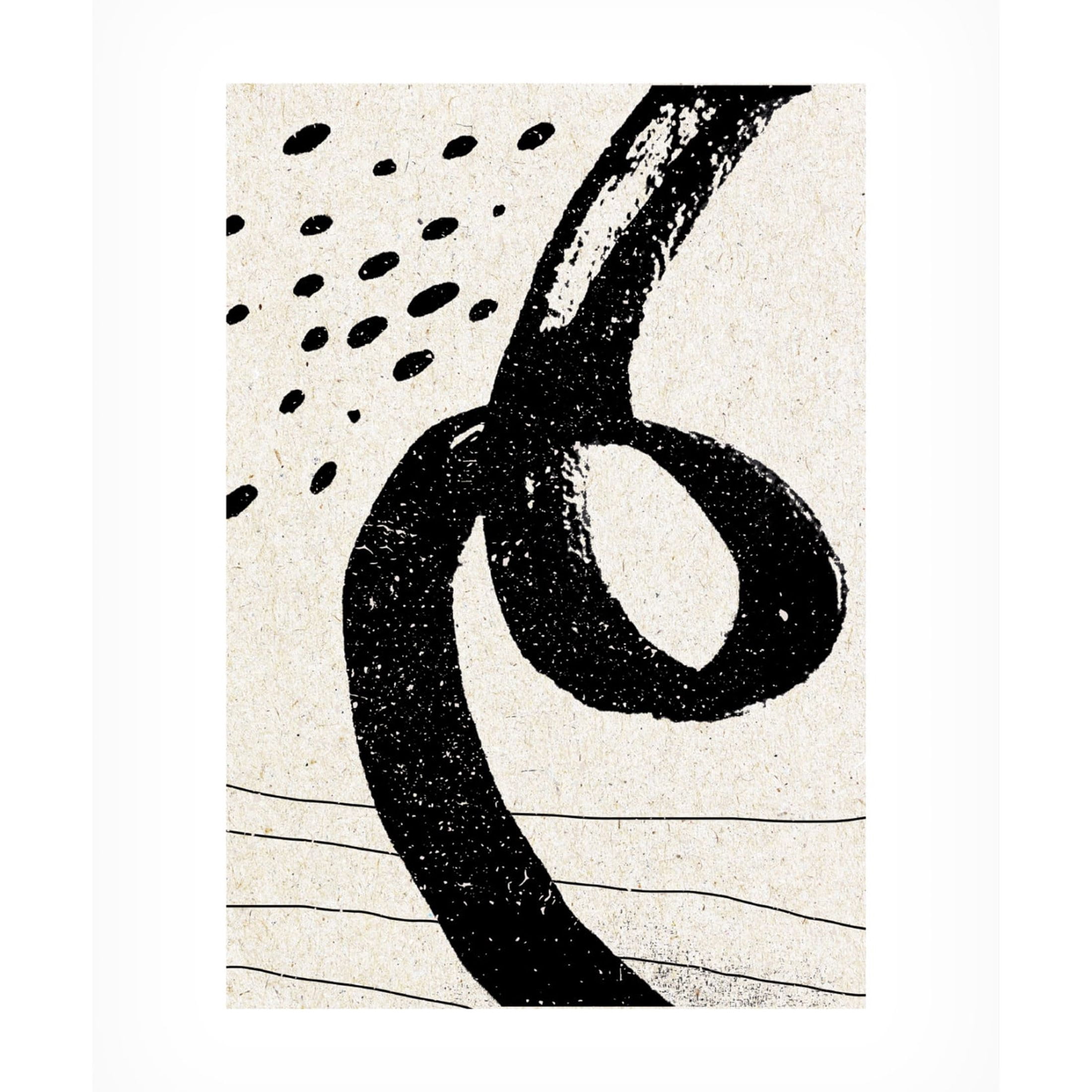 Trademark Fine Art Aylin Demir Minimal Ink Spiral Canvas Wall Art