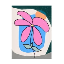 Trademark Fine Art Aylin Demir  Pink Flower Canvas Wall Art