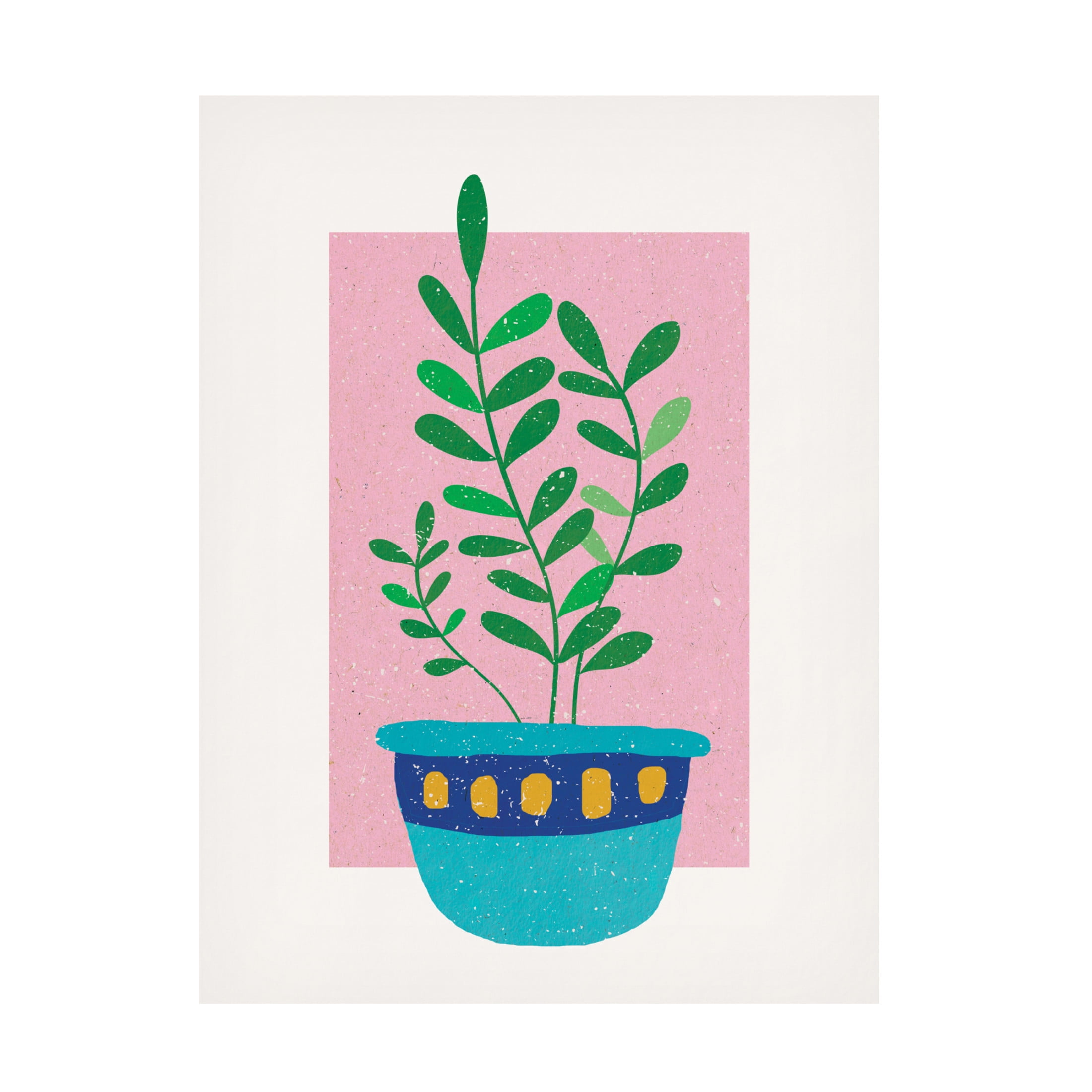 Trademark Fine Art Aylin Demir Plant in Sunset Canvas Wall Art