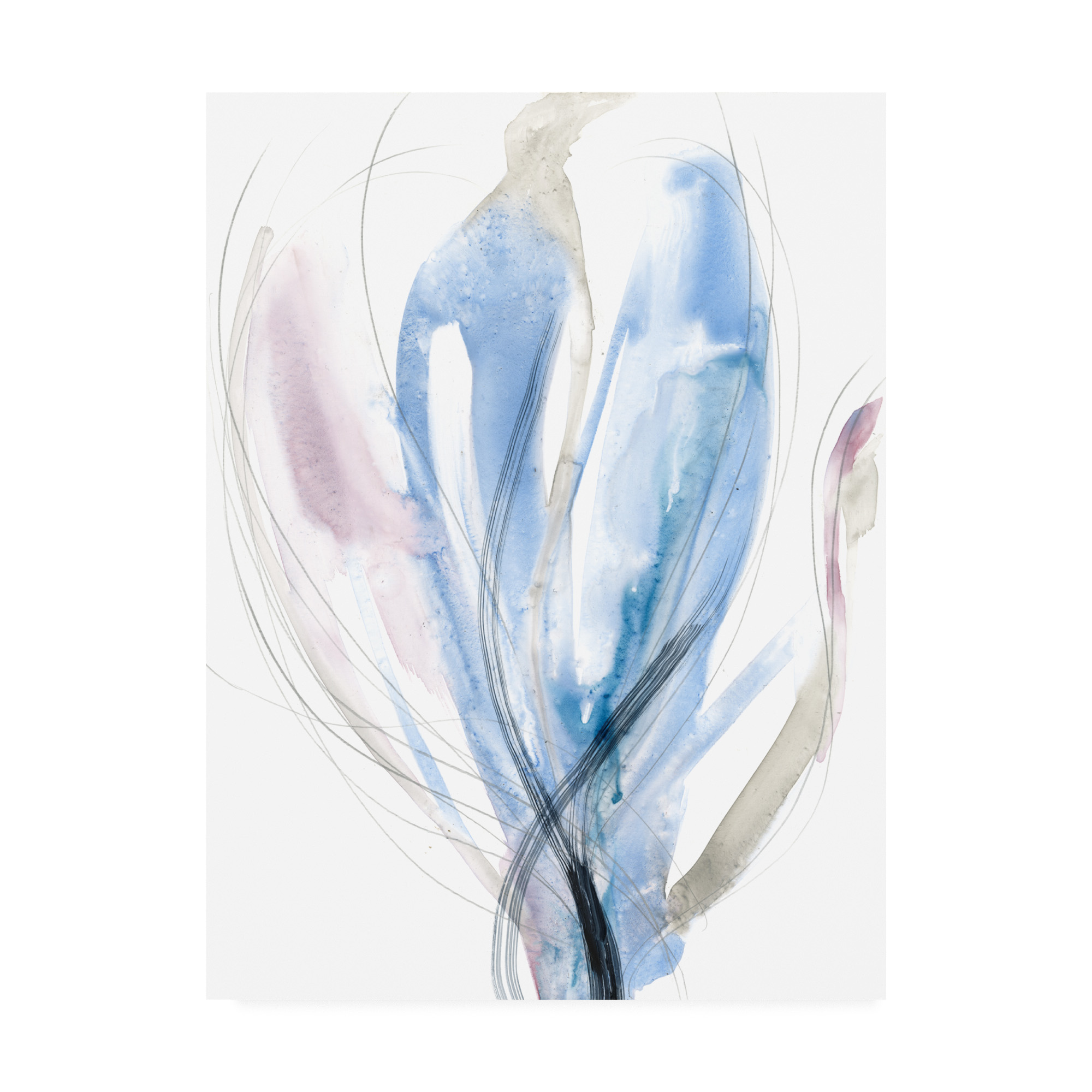 Trademark Fine Art 'Azure Vortex II' Canvas Art by Jennifer Goldberger