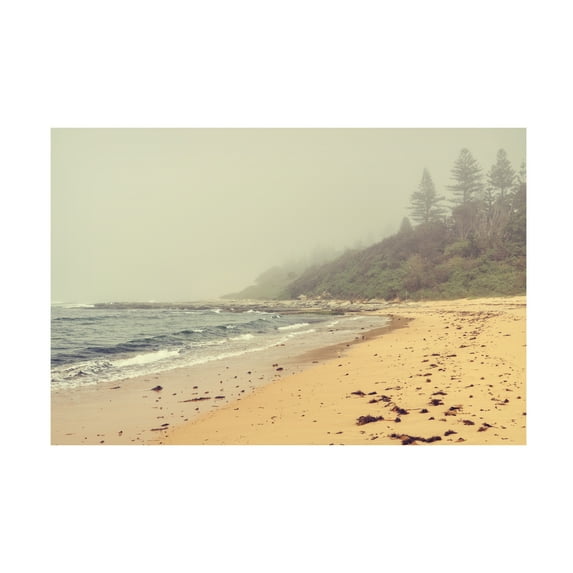 Trademark Fine Art 'BC Vintage Vibes at the Beach' Canvas Art by Beata Czyzowska Young