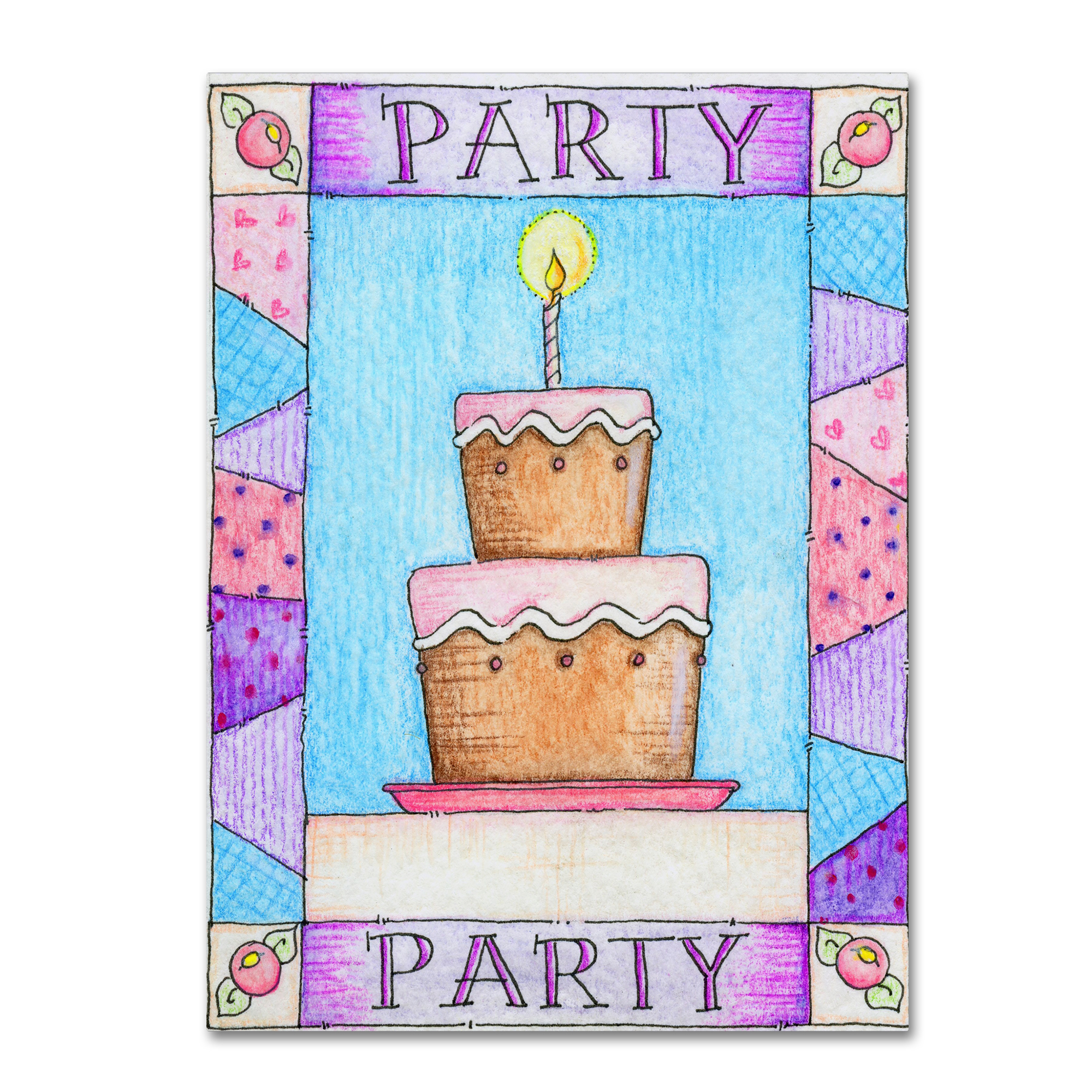 Trademark Fine Art 'BDay Party' Canvas Art by Maureen Lisa Costello