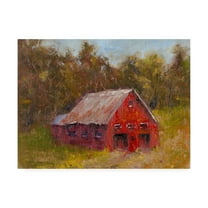 Trademark Fine Art 'Back Road Barn II' Canvas Art by Marilyn Wendling