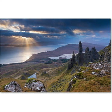 Trademark Fine Art "Back to Middle Earth" Canvas Art by Adam Burton