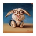 thumbnail image 1 of Trademark Fine Art 'Back to school Rabbit' Canvas Art by Lucia Hefferna, 1 of 3