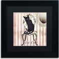 thumbnail image 1 of Trademark Fine Art "Bad Cat I" Canvas Art by Color Bakery Black Matte, Black Frame, 1 of 1
