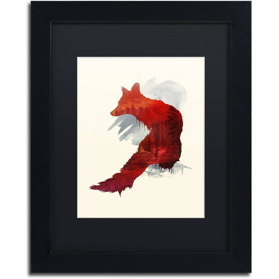 Trademark Fine Art 'Bad Memories' Canvas Art by Robert Farkas, Black Matte, Black Frame