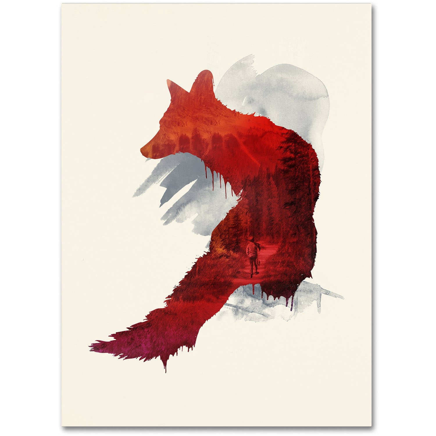 Trademark Fine Art 'Bad Memories' Canvas Art by Robert Farkas