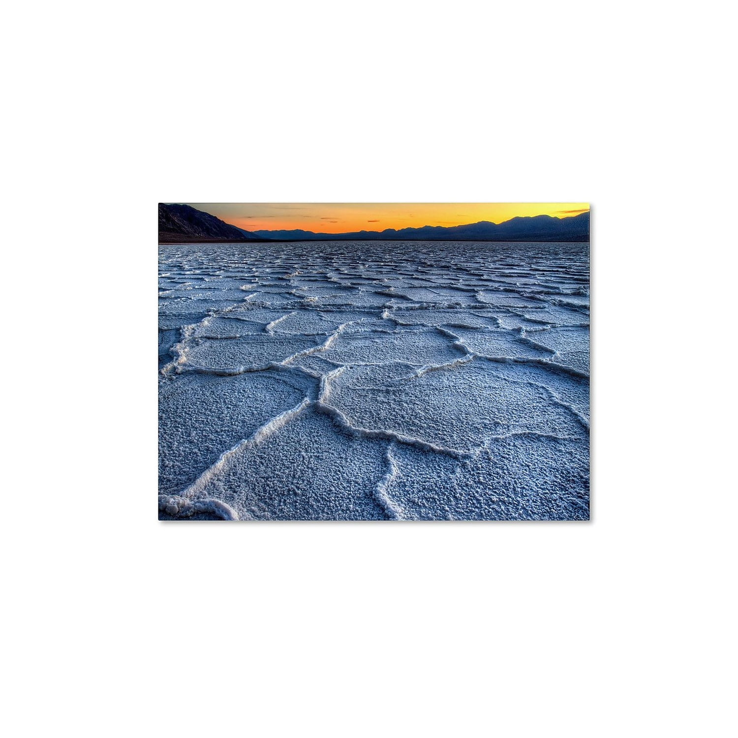 Trademark Fine Art 'Badwater' 22" x 32" Canvas Art (PL0010-C2232GG)