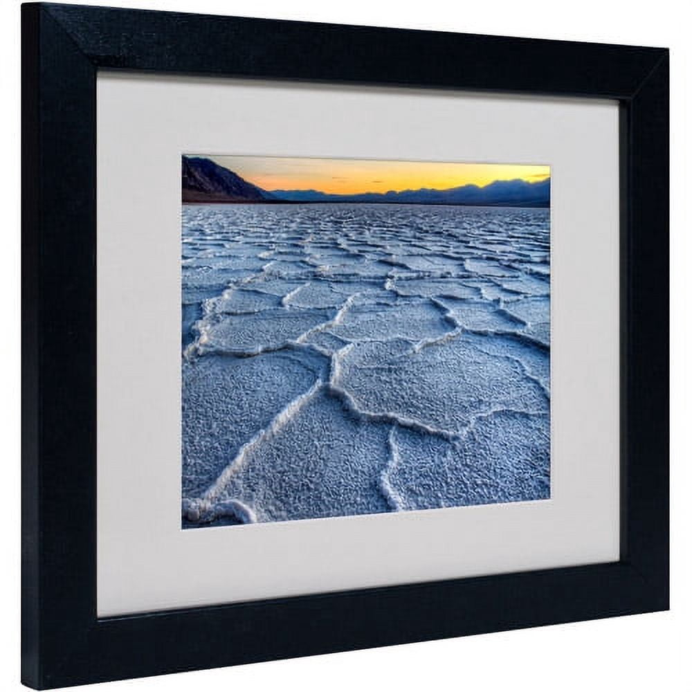Trademark Fine Art "Badwater" Matted Framed Art by Pierre Leclerc