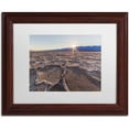 thumbnail image 1 of Trademark Fine Art "Badwater Sunset" Canvas Art by Pierre Leclerc, White Matte/Wood Frame, 1 of 4