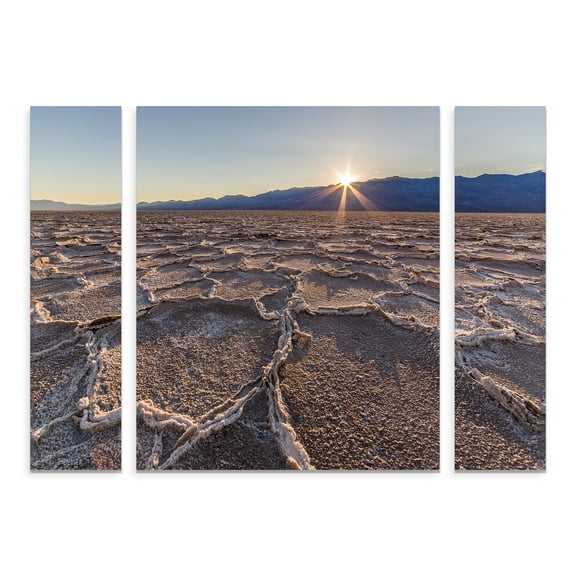 Trademark Fine Art 'Badwater Sunset' Canvas Art by Pierre Leclerc