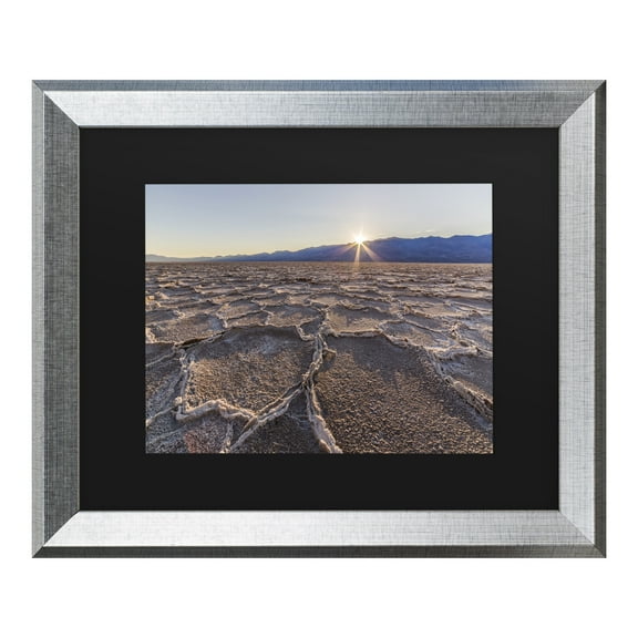 Trademark Fine Art 'Badwater Sunset' Canvas Art by Pierre Leclerc
