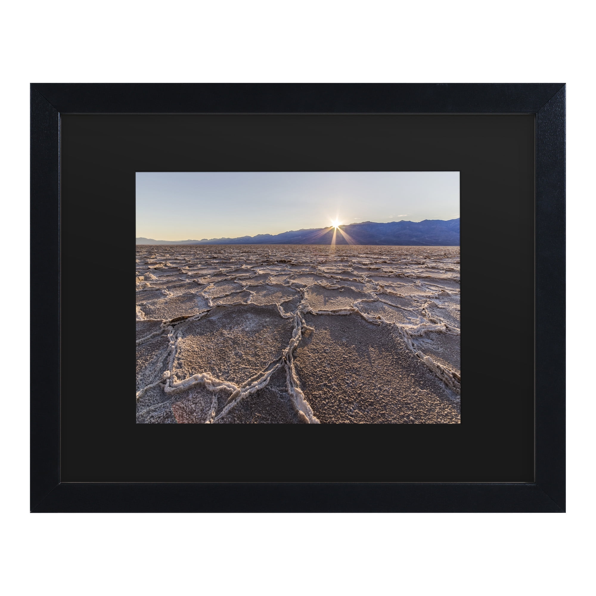 Trademark Fine Art 'Badwater Sunset' Canvas Art by Pierre Leclerc