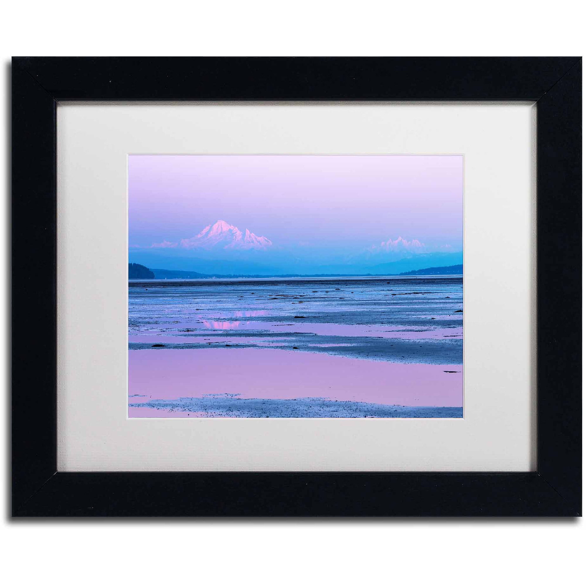 Pierre Leclerc Twilight Landscape Framed Canvas Print, 11" x 14"