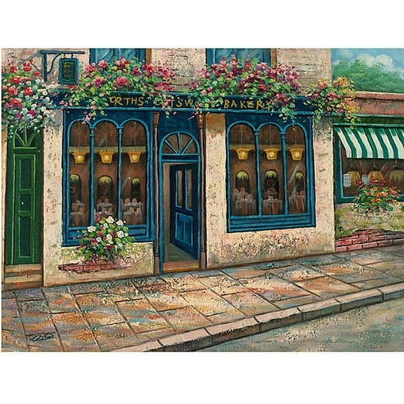 Trademark Fine Art "Bakery" Canvas Wall Art by Rio